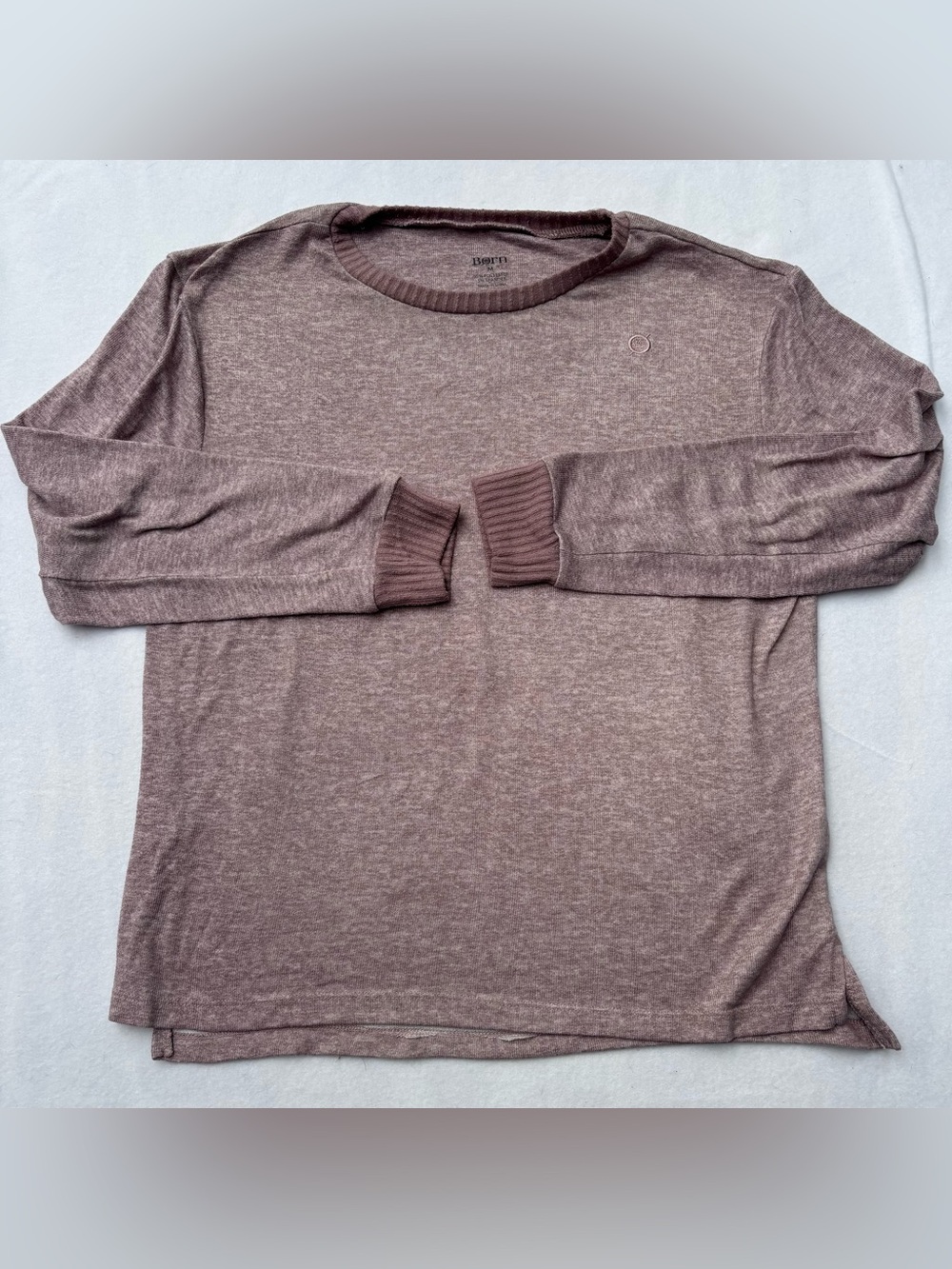 Born Dusty Mauve Crewneck Sweater